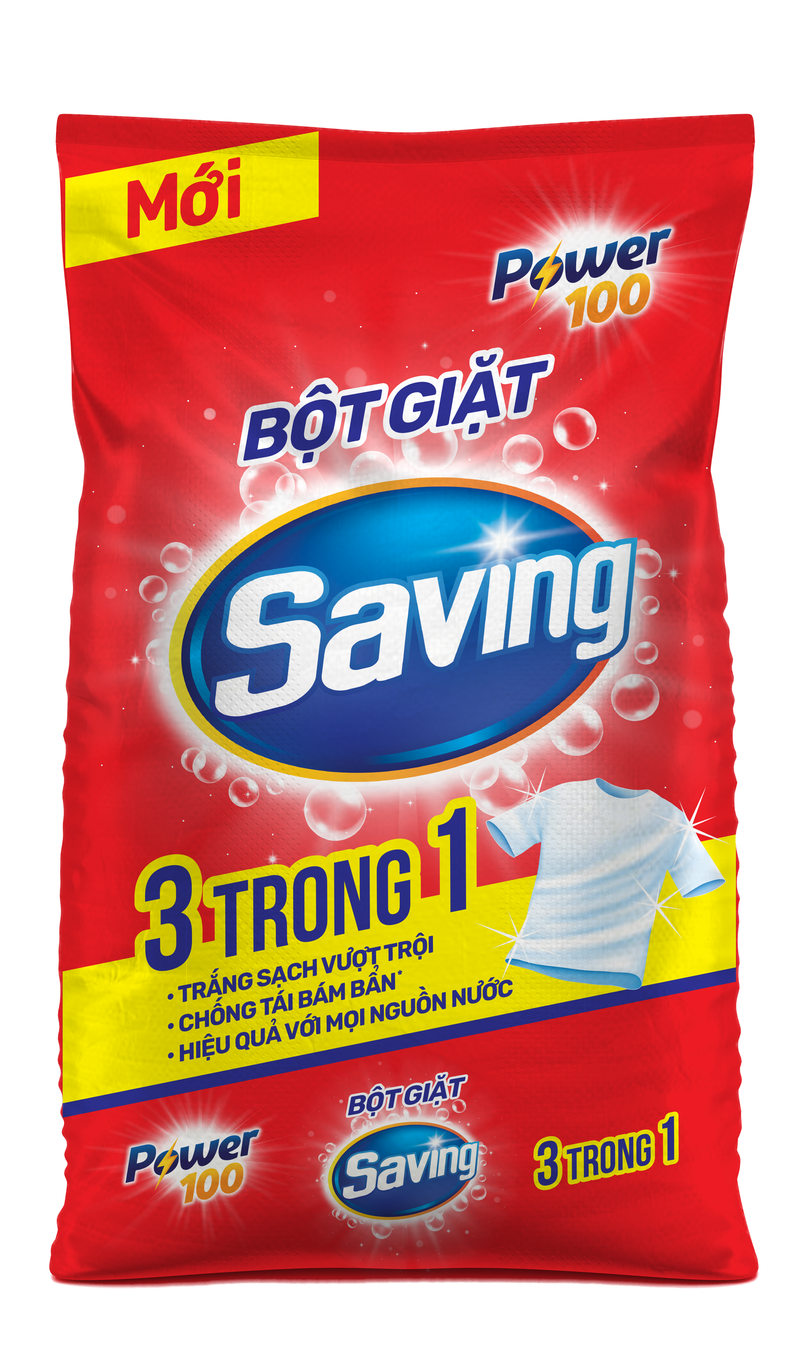 BỘT GIẶT POWER100 SAVING 3 TRONG 1