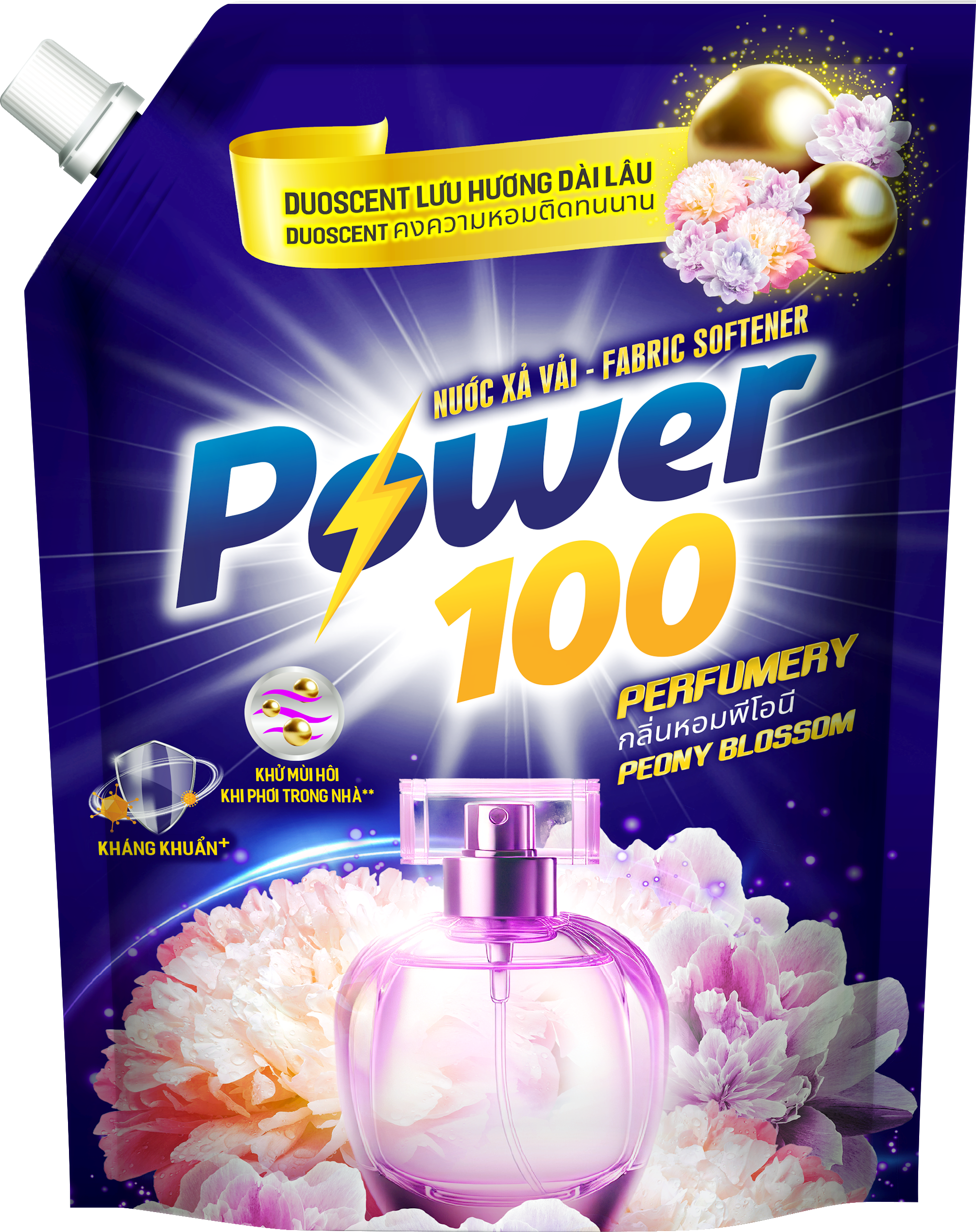 NƯỚC XẢ VẢI POWER100 PERFUMERY PEONY BLOSSOM